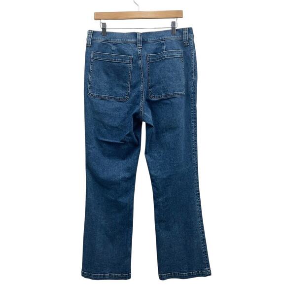 Madewell Tall Kick Out Crop Jeans Elkton Wash NP482 size 32T - Picture 5 of 7